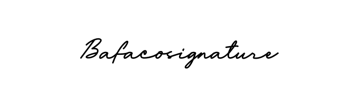 Bafaco_signature  免费字体下载