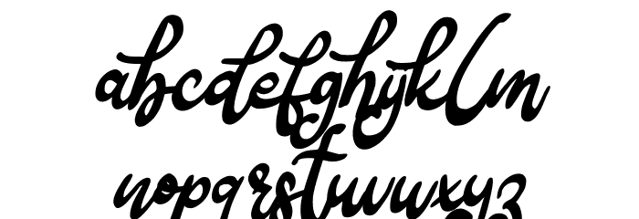 Bafera FREE Font LOWERCASE