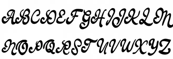 BaferaFREE Font UPPERCASE