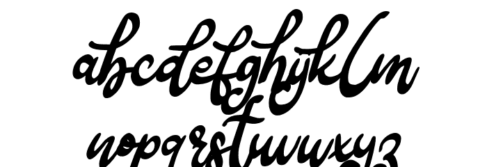 BaferaFREE Font LOWERCASE