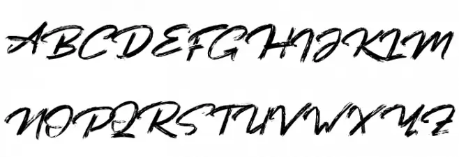 Bafora Demo Schriftart Groß