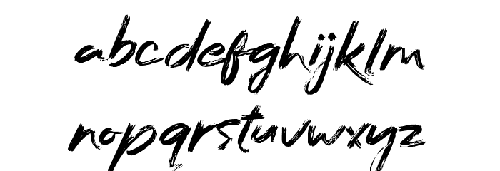 BaforaDemo Font LOWERCASE