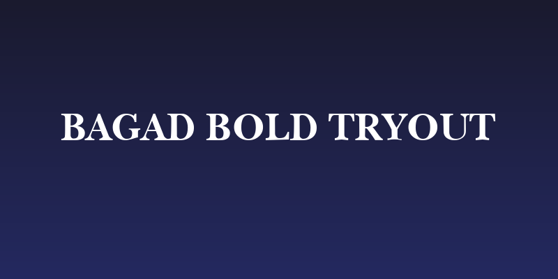 Bagad Bold Tryout Social Header