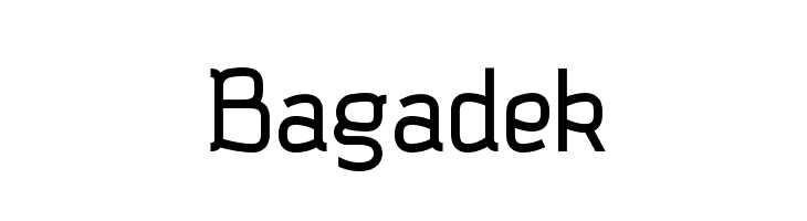 Bagadek Font