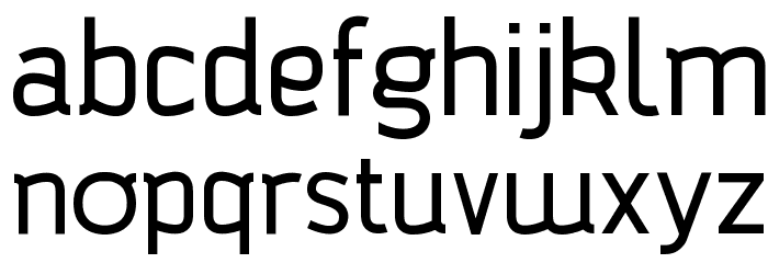 Bagadek Font LOWERCASE