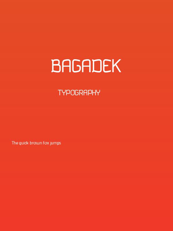 Bagadek Poster