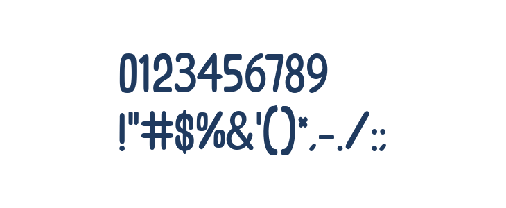 Bagally SemiBold Other Characters