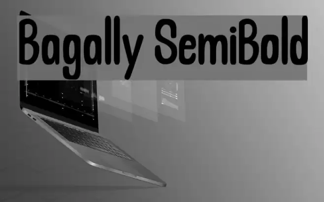 Bagally SemiBold Font examples