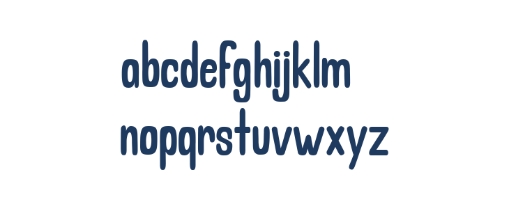 Bagally SemiBold Lowercase