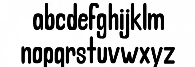 Bagally SemiBold Font LOWERCASE