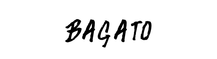 Bagato  les polices de caractères gratuit tlcharger