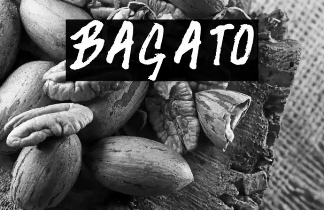 Bagato Font examples