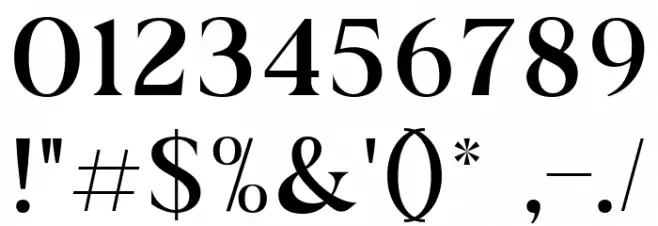 Bagator Regular Font OTHER CHARS