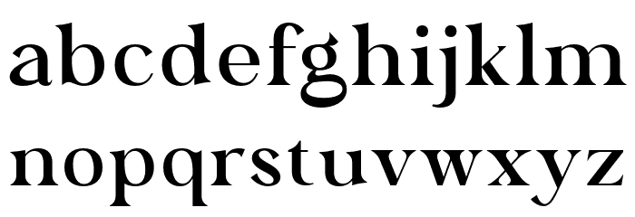 Bagator-Regular Font LOWERCASE