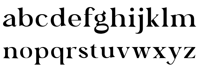 Bagator Regular Font LOWERCASE