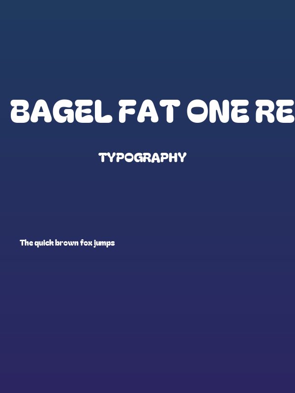 Bagel Fat One Regular Poster
