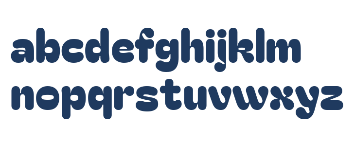 Bagel Fat One Regular Lowercase