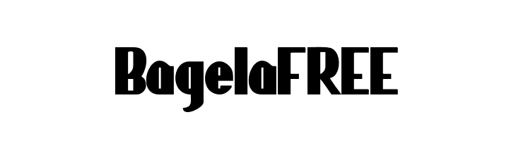 BagelaFREE  フリーフォントのダウンロード