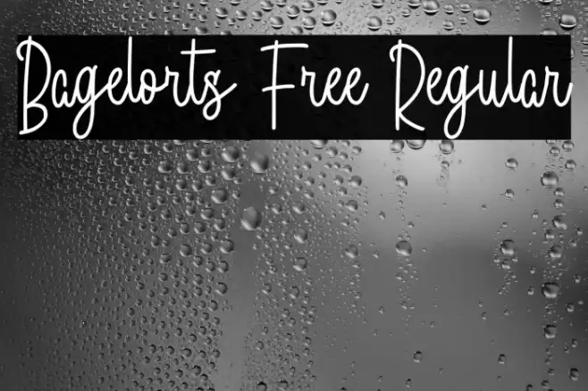 Bagelorts Free Regular Font examples