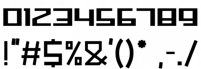 Bagfresh Font OTHER CHARS