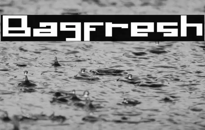 Bagfresh Font examples