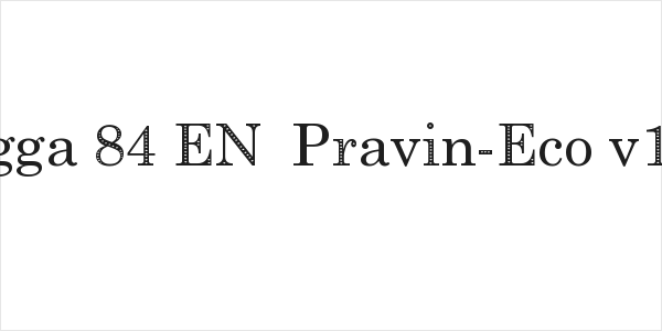 Bagga 84 EN  Pravin-Eco v1.00 Logo