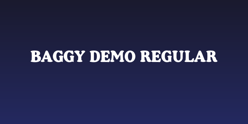 Baggy DEMO Regular Social Header