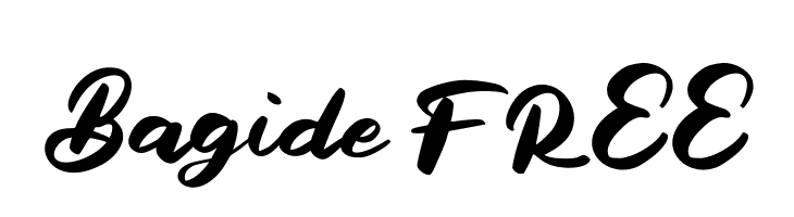 Bagide FREE  免费字体下载