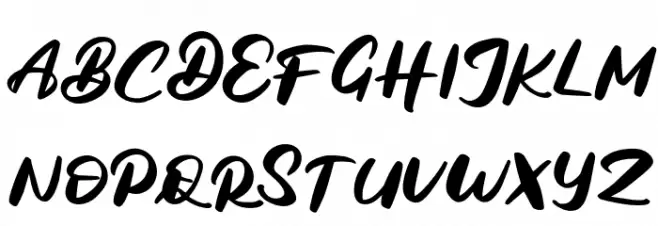 BagideFREE Schriftart Groß