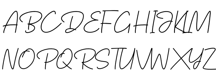 Baginda Script Polices MAJUSCULES