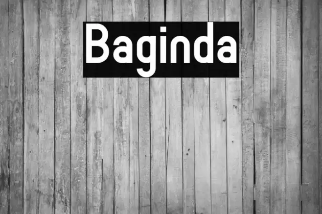Baginda Font examples