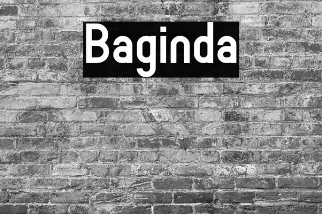 Baginda Font examples