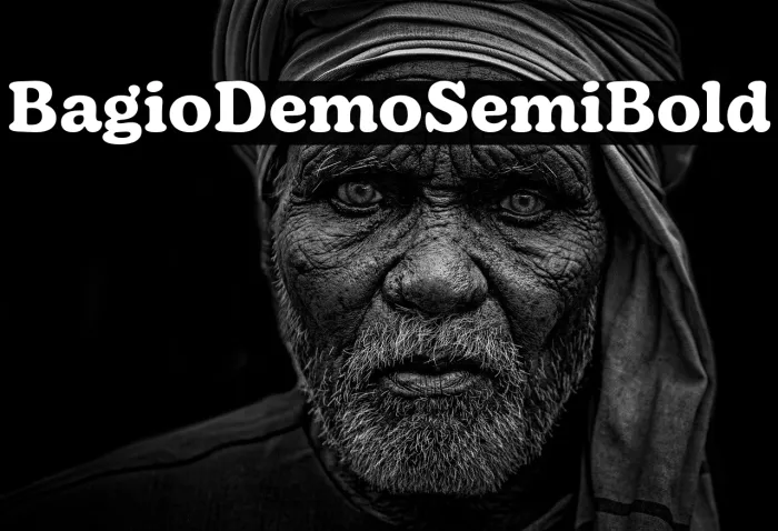 Bagio Demo Semi Bold Example 1