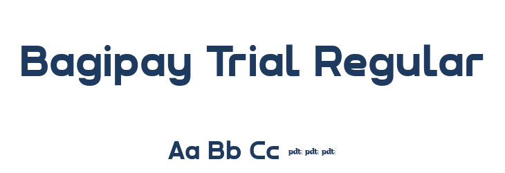Bagipay Trial Regular Font Preview