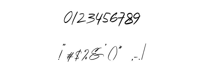 Bagitte Regular Font OTHER CHARS