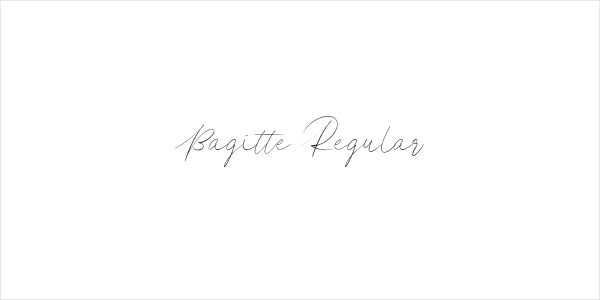 Bagitte Regular Logo