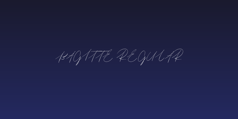 Bagitte Regular Social Header