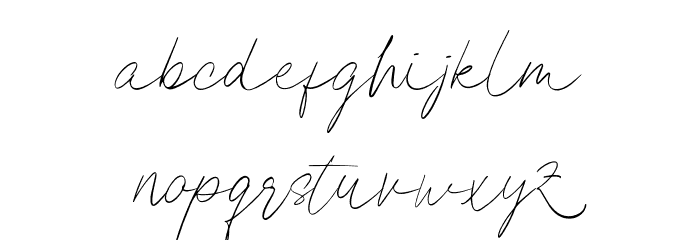 Bagitte Regular Font LOWERCASE