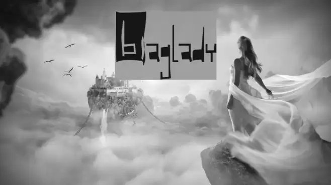 Baglady Font examples