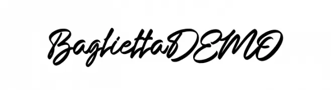 Baglietta DEMO  تنزيل الخطوط