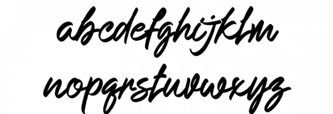 Baglietta DEMO Font LOWERCASE