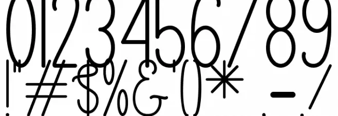 Bagnaia Font OTHER CHARS