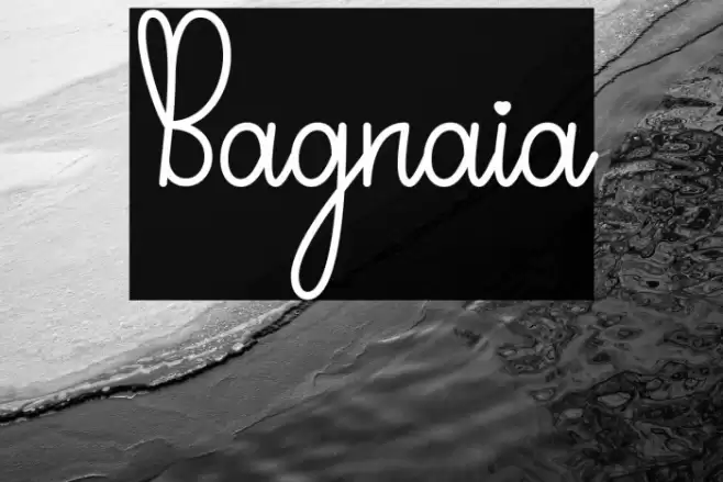 Bagnaia Font examples