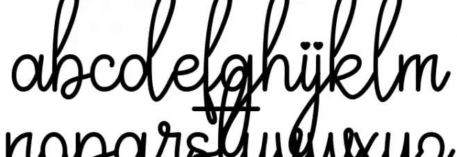 Bagnaia Font LOWERCASE