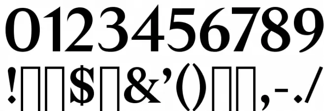 Bagnard Sans Regular Regular Font OTHER CHARS