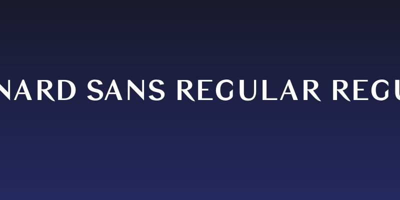 Bagnard Sans Regular Regular Social Header