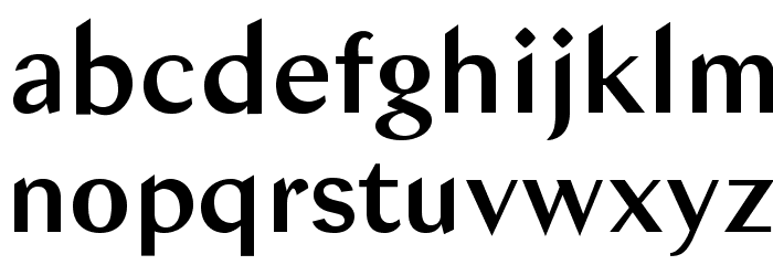 Bagnard Sans Regular Regular Font LOWERCASE