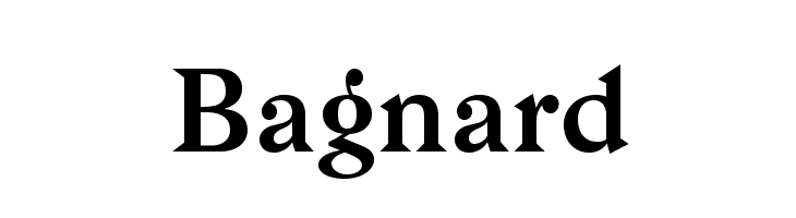 Bagnard  नि: शुल्क फ़ॉन्ट्स डाउनलोड