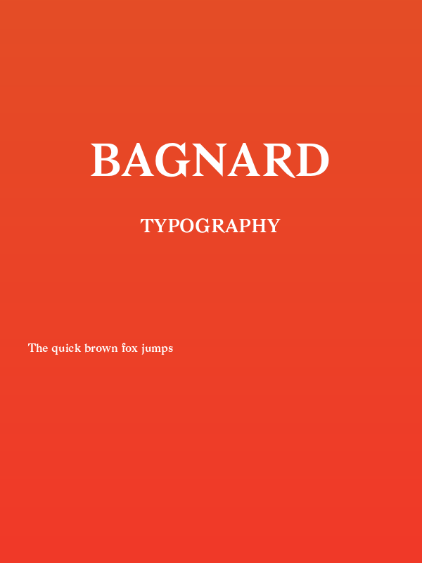 Bagnard Poster