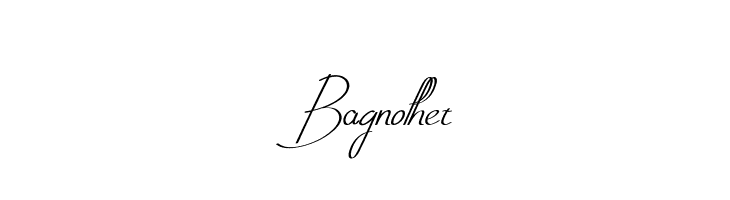 Bagnolhet  नि: शुल्क फ़ॉन्ट्स डाउनलोड